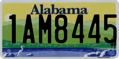 AL license plate 1AM8445
