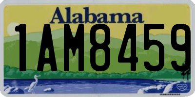 AL license plate 1AM8459