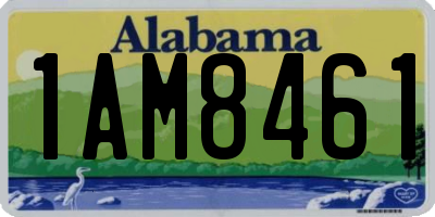 AL license plate 1AM8461