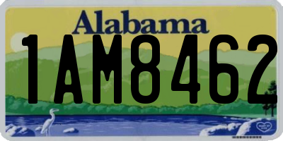 AL license plate 1AM8462