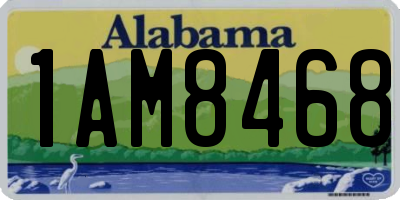 AL license plate 1AM8468