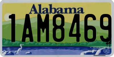 AL license plate 1AM8469