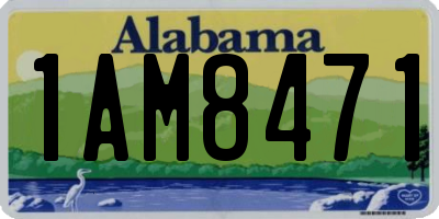 AL license plate 1AM8471