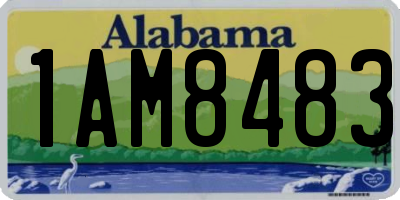 AL license plate 1AM8483