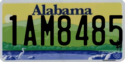 AL license plate 1AM8485