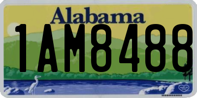 AL license plate 1AM8488