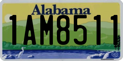 AL license plate 1AM8511