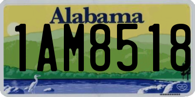 AL license plate 1AM8518