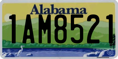 AL license plate 1AM8521
