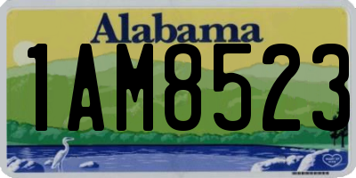 AL license plate 1AM8523