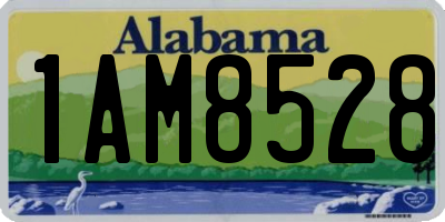 AL license plate 1AM8528