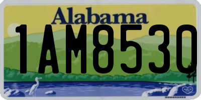 AL license plate 1AM8530