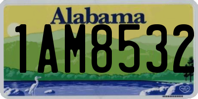 AL license plate 1AM8532