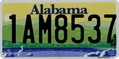 AL license plate 1AM8537