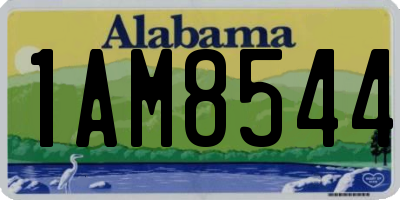 AL license plate 1AM8544