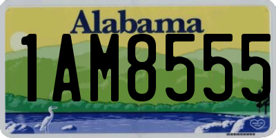 AL license plate 1AM8555