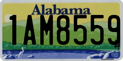 AL license plate 1AM8559