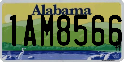 AL license plate 1AM8566