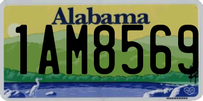 AL license plate 1AM8569