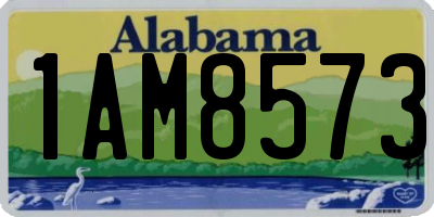 AL license plate 1AM8573