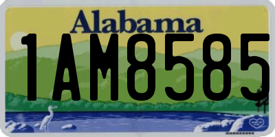 AL license plate 1AM8585