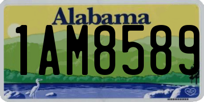 AL license plate 1AM8589
