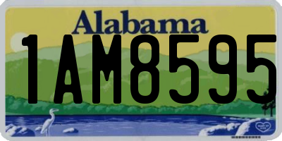 AL license plate 1AM8595