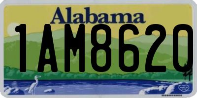 AL license plate 1AM8620