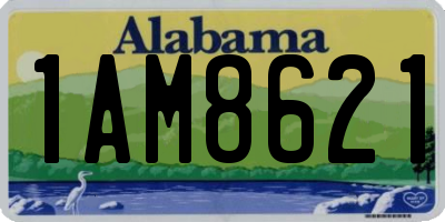 AL license plate 1AM8621