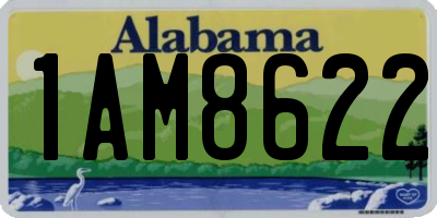 AL license plate 1AM8622