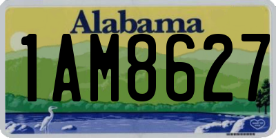 AL license plate 1AM8627