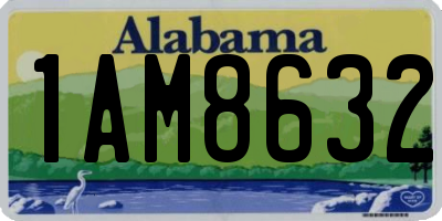 AL license plate 1AM8632