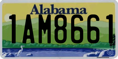 AL license plate 1AM8661