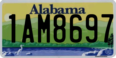 AL license plate 1AM8697