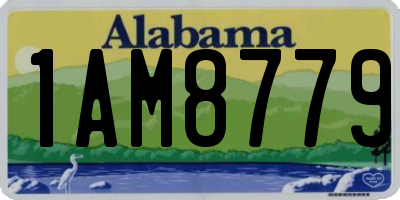 AL license plate 1AM8779