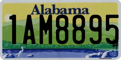 AL license plate 1AM8895