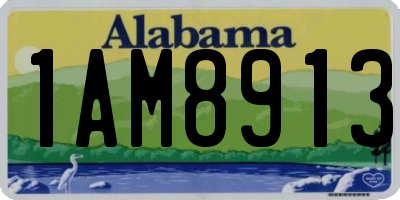 AL license plate 1AM8913