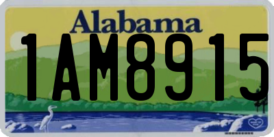 AL license plate 1AM8915