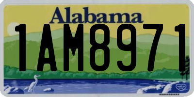 AL license plate 1AM8971