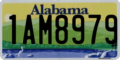 AL license plate 1AM8979