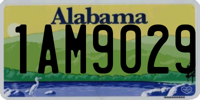 AL license plate 1AM9029