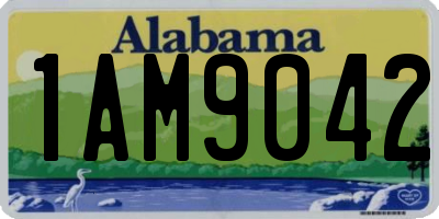 AL license plate 1AM9042