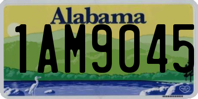 AL license plate 1AM9045