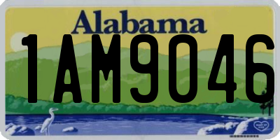 AL license plate 1AM9046