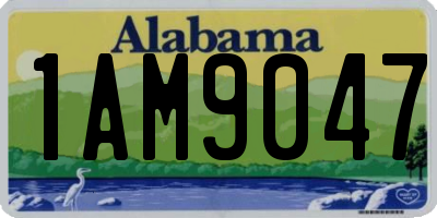 AL license plate 1AM9047