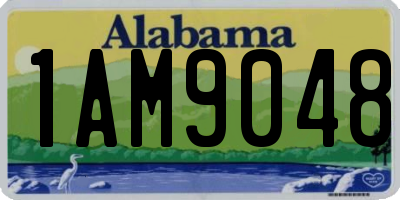 AL license plate 1AM9048