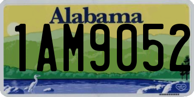 AL license plate 1AM9052