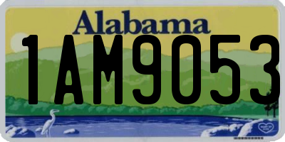 AL license plate 1AM9053