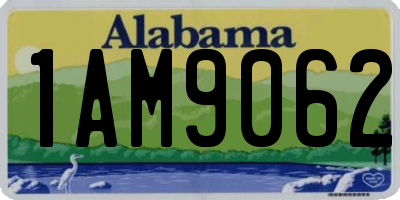 AL license plate 1AM9062