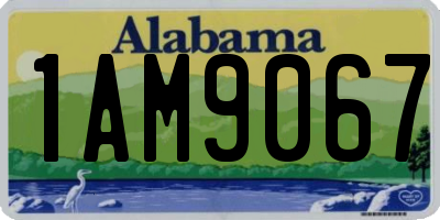 AL license plate 1AM9067